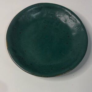 New Hand made Green Pottery Plate
